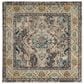 Safavieh Monaco MNC243G-5SQ 5" x 5"  Grey/Light Blue Square Rug, , large