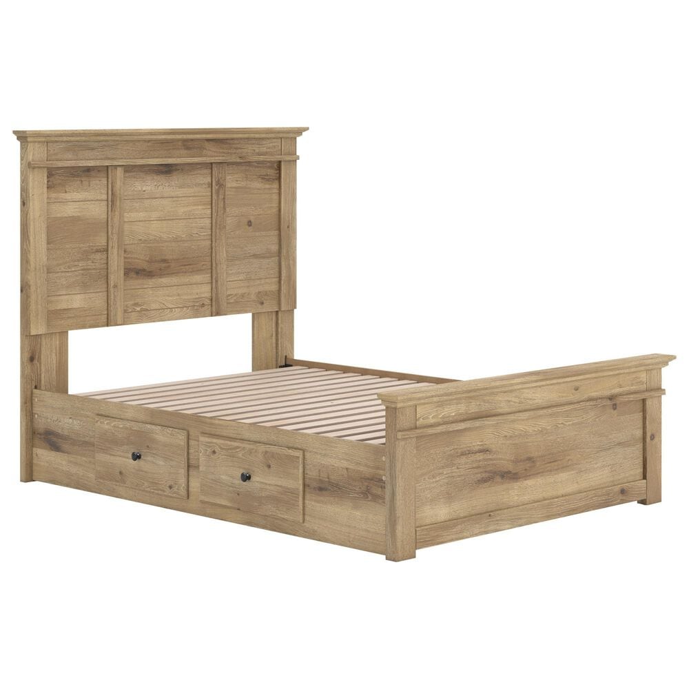 Ashley Makidern Full Storage Bed with Four Drawers in Tan, , large