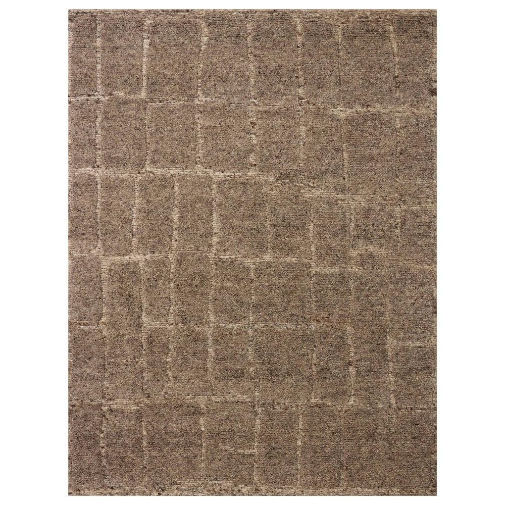 Loloi Hughes Taupe 4" x 6" Area Rug, , large