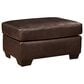 Ashley Santorine Stationary Chair and Ottoman Set in Dark Brown, , large