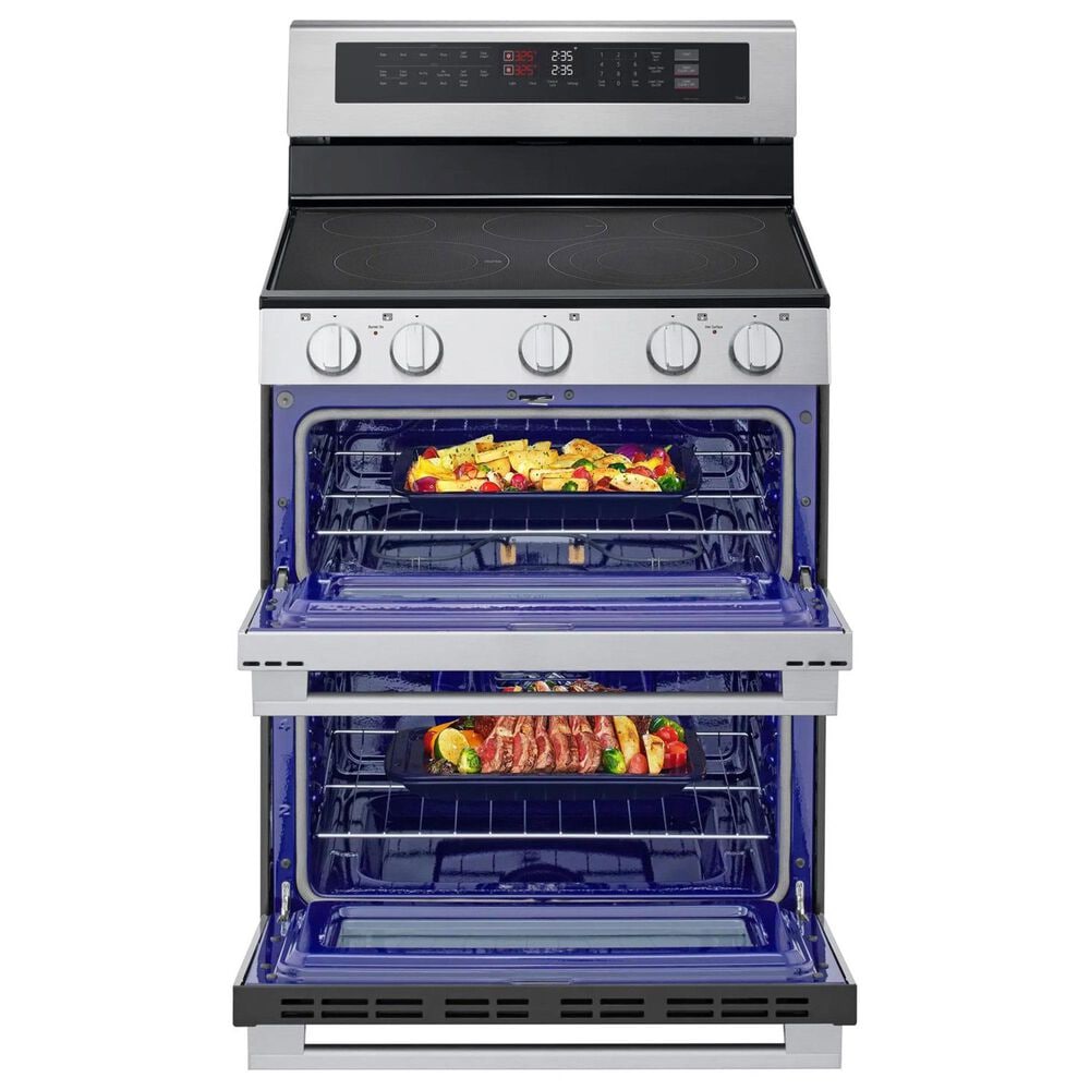 LG 7.3 Cu. Ft. Smart Electric Double Oven Freestanding Range in Stainless Steel, , large
