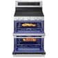 LG 7.3 Cu. Ft. Smart Electric Double Oven Freestanding Range in Stainless Steel, , large