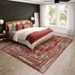 Dalyn Rug Company Jericho 10" x 14" Garnet Indoor/Outdoor Area Rug, , large