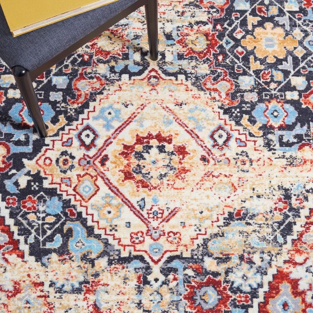 Safavieh Riviera 4&#39;5&quot; x 6&#39; Charcoal and Gold Area Rug, , large