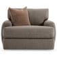 Bernhardt Cameron Swivel Chair in Beige and Tan, , large