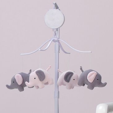 Lambs and Ivy Eloise Musical Mobile in Pink and Gray, , large