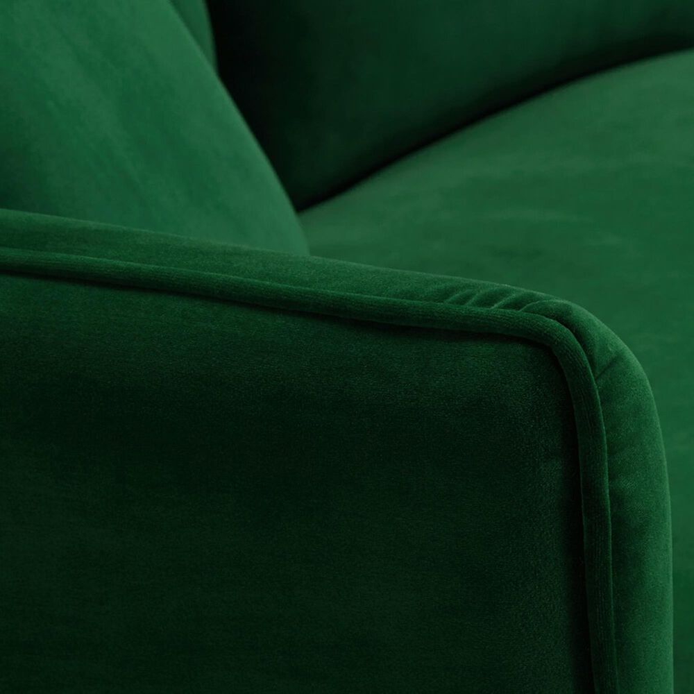 Joybird Lewis 2-Piece Right Facing Sectional in Royale Evergreen Velvet, , large