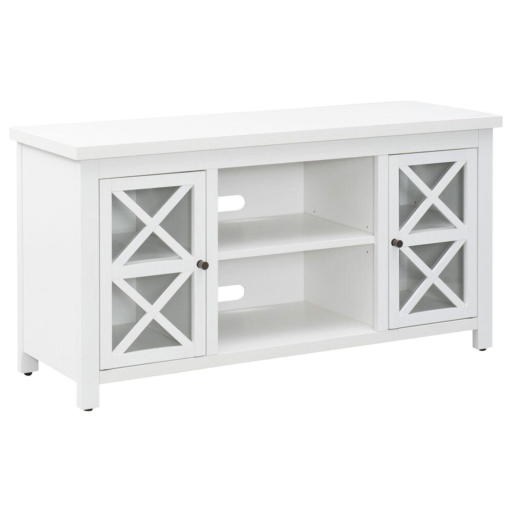 Hudson and Canal Colton TV Stand in White, , large