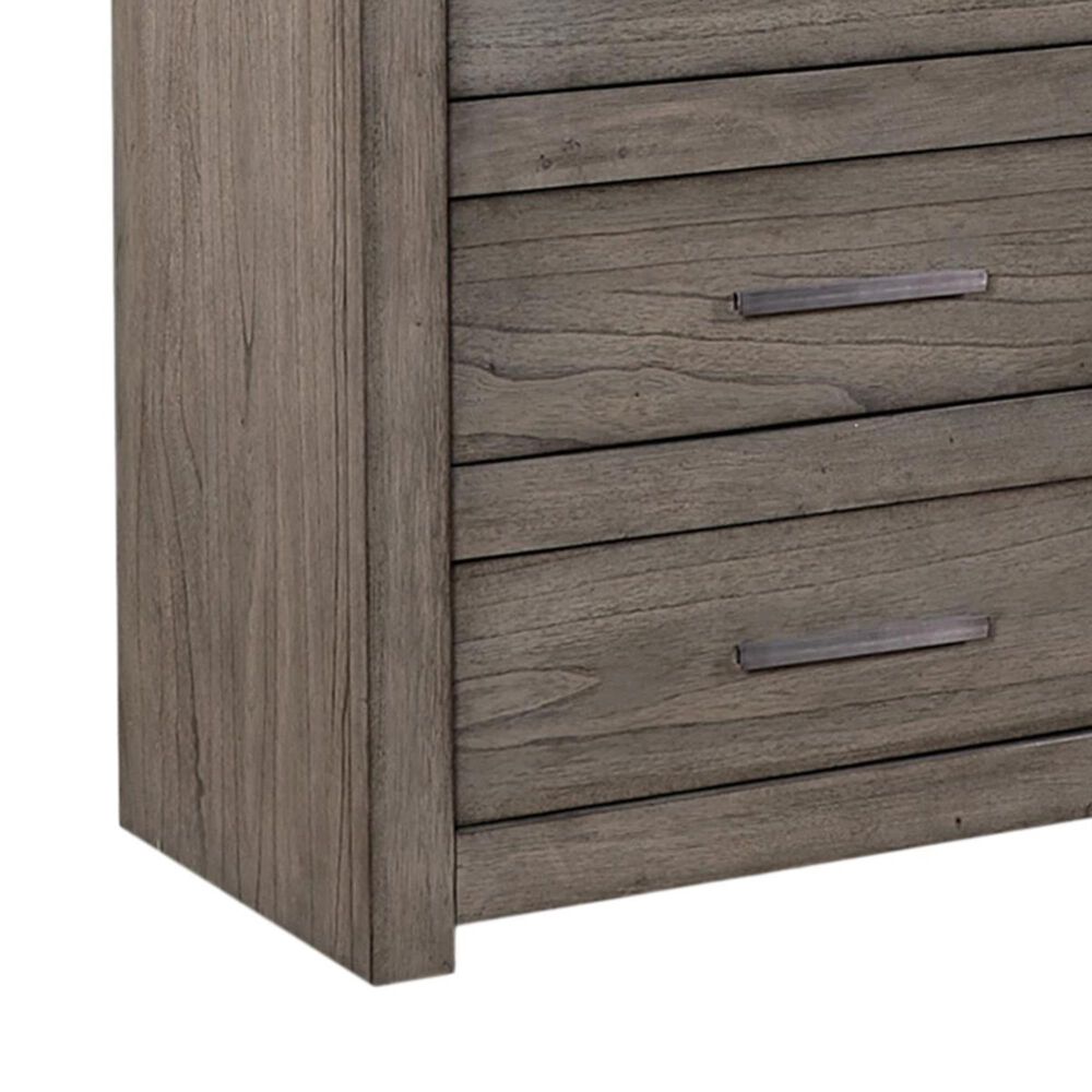 Riva Ridge Modern Loft 9 Drawer Chesser in Graystone, , large