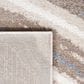 Safavieh Cyrus Shag CYR126A 4"5" x 6"5" Ivory and Grey Area Rug, , large