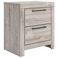 Ashley Broachmyn 2 Drawer Nightstand in Light Gray, , large