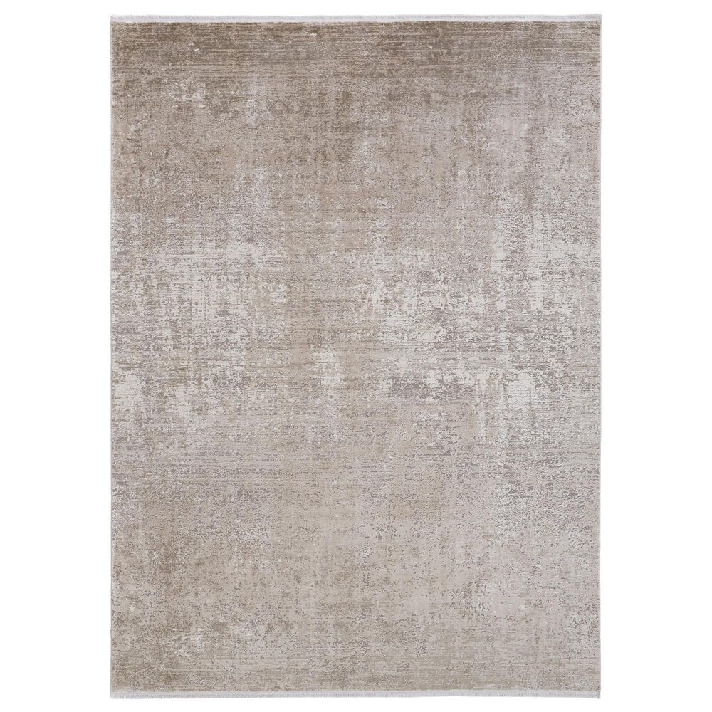 Feizy Cadiz 6"6" x 9"6" Beige and Gray Area Rug, , large