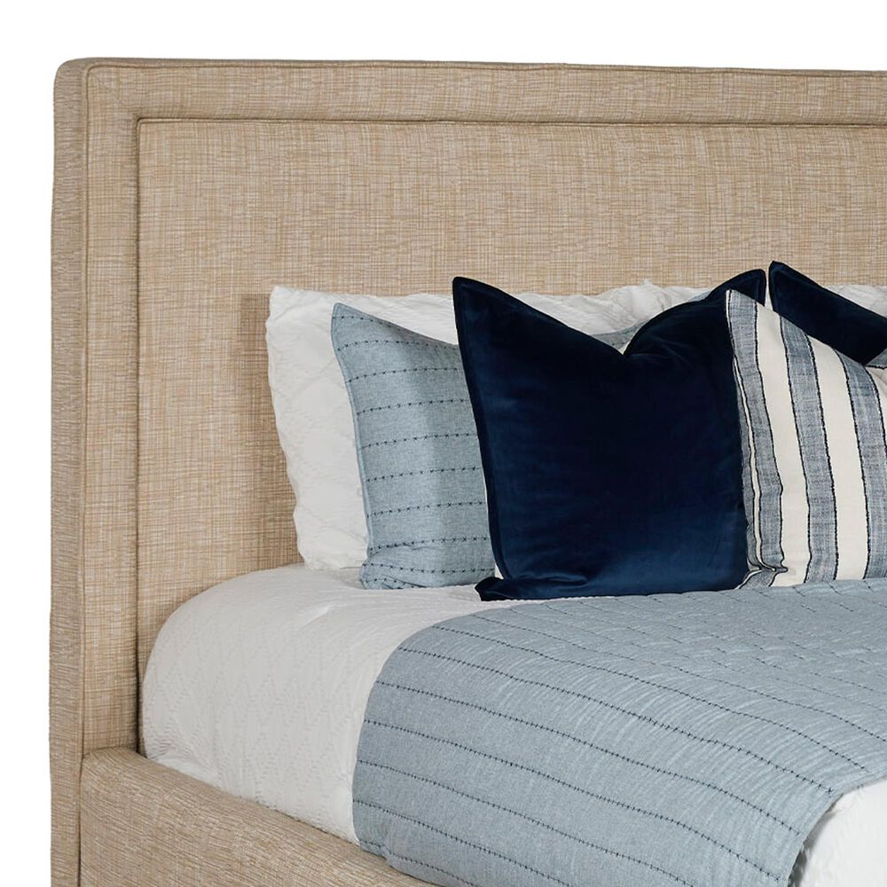 Simeon Collection Kennedy King Storage Panel Bed in Balanced Fossil, , large