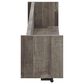 Ashley Neilsville Wall Mounted Coat Rack with Shelf in Gray and Brown, , large
