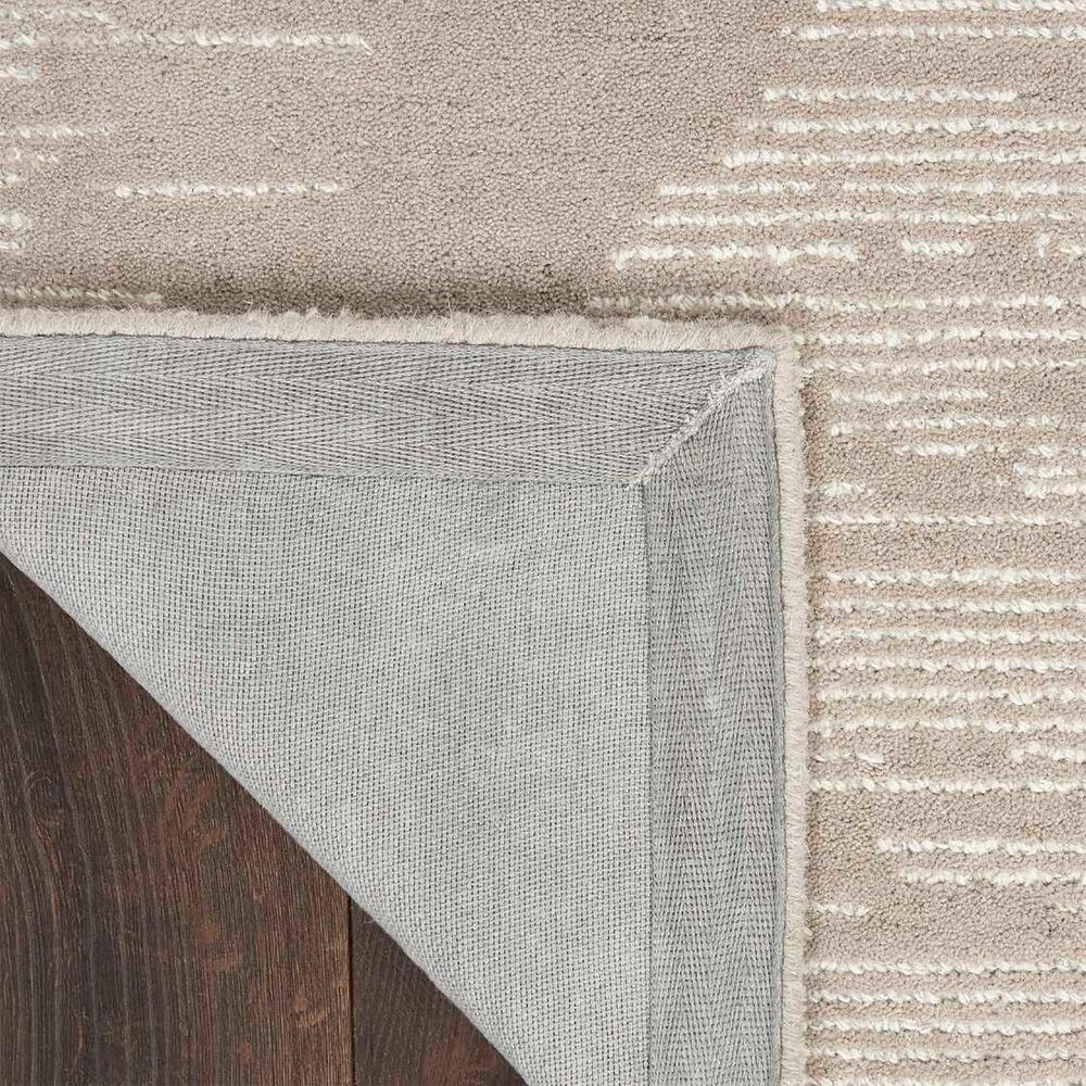 Nourison Ma30 Star 5&#39;3&quot; x 7&#39;3&quot; Taupe and Ivory Area Rug, , large