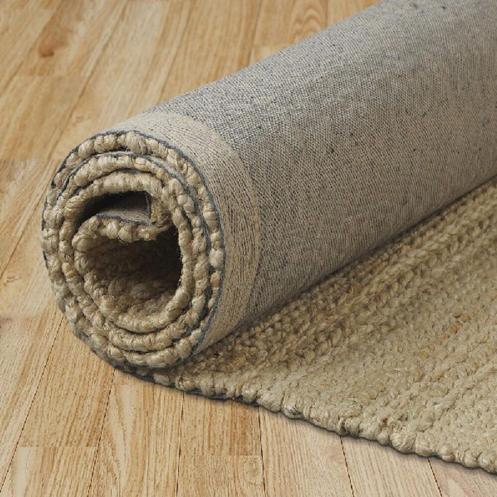 L&amp;R Resources Natural Fiber Bleach and Ivory 5' x 7'9" Area Rug, , large