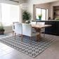 Dalyn Rug Company Marlo 10" x 14" Black Indoor/Outdoor Area Rug, , large