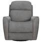 Simeon Collection Quest Power Swivel Glider Recliner in Upgrade Charcoal, , large
