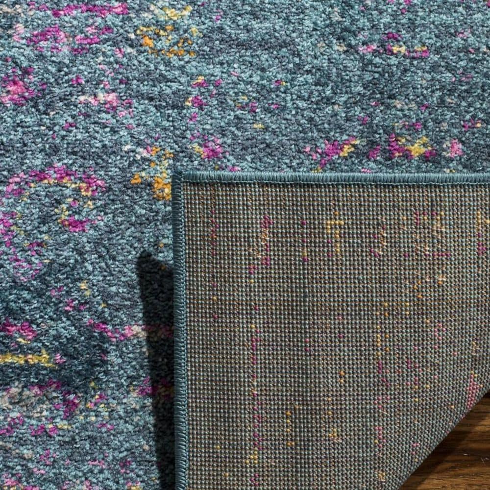 Safavieh Madison MAD122C 3&#39; x 5&#39; Blue and Fuchsia Area Rug, , large