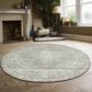Radici USA Colosseo 3563 Green 5"3" Round Area Rug, , large