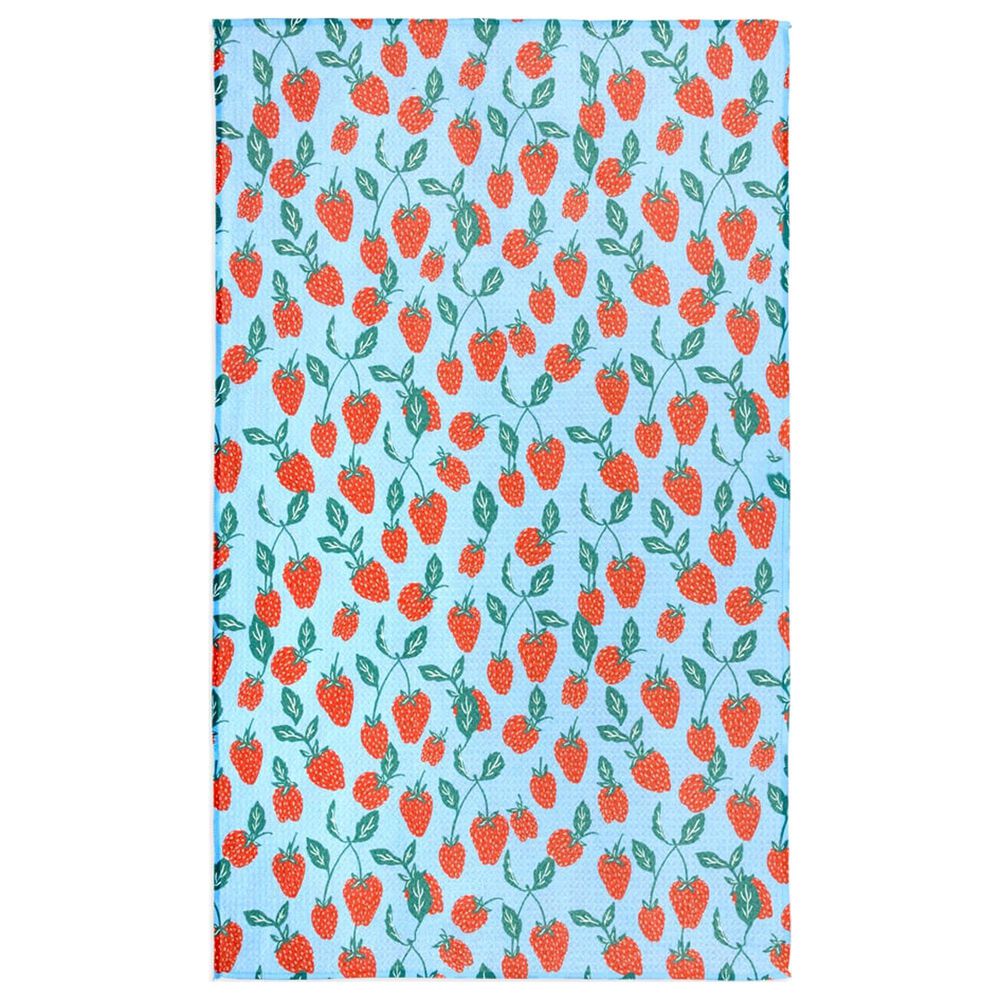 MuKitchen Vibe Dish Towel in Strawberry Vine, , large
