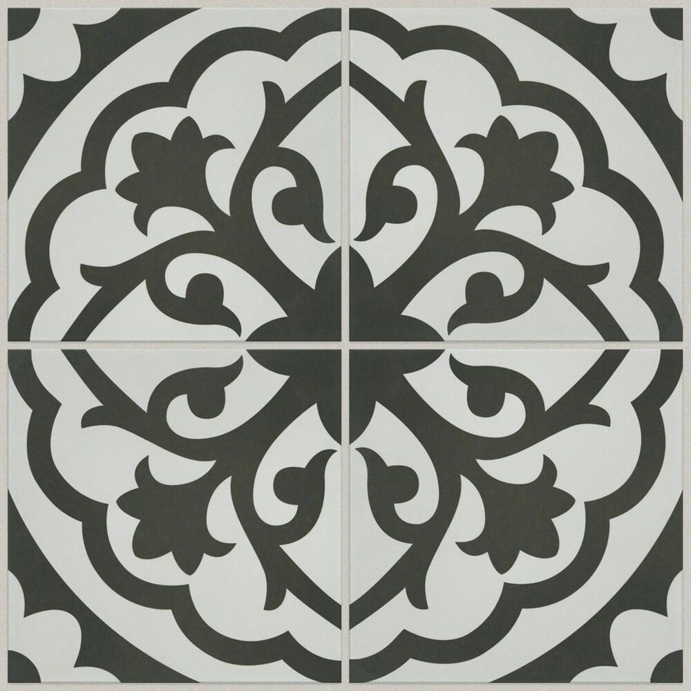 Shaw Revival Catalina Onyx 8" x 8" Porcelain Tile, , large