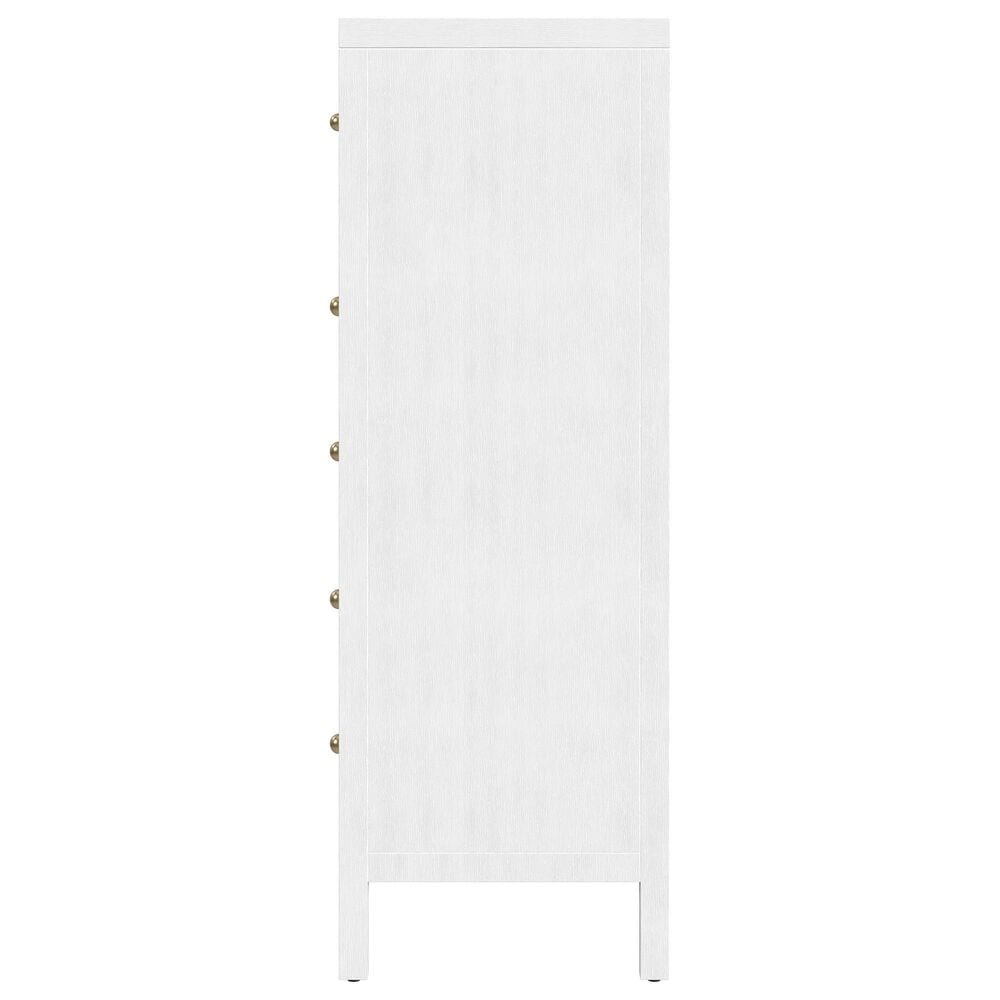 Butler Specialty Company Nora 5-Drawer Tall Dresser in White, , large