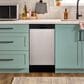 Whirlpool 18" Built-In Dishwasher with Half Load Cycle and Triple Spray Arms in Stainless Steel, , large