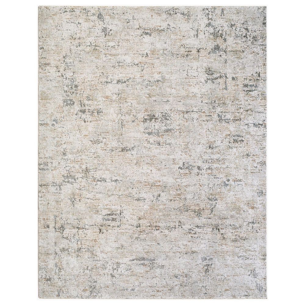 Surya Brunswick Cream, Light Gray, Medium Brown, Light Brown, Charcoal and Mustard 9" x 12"2" Area Rug, , large
