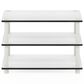 HOMLUX 3-Tier Turn-N-Tube Coffee Table in White, , large