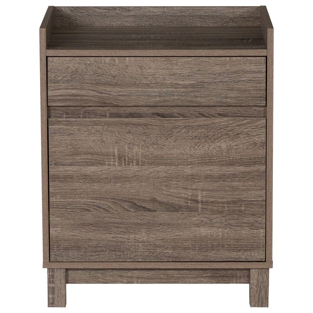 Linon Home Decor Tracey 2-Drawer File Cabinet in Grey, , large