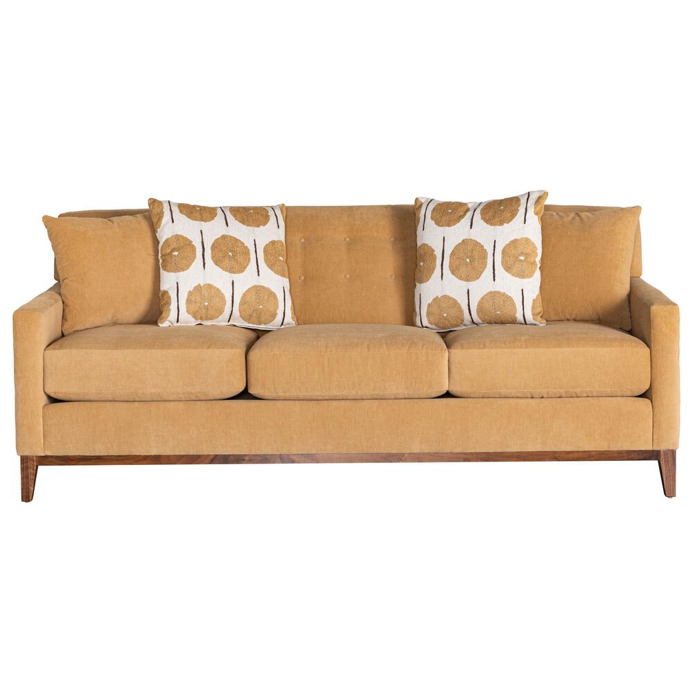 Stickley Furniture Walnut Grove Stationary Tufted-Back Sofa in Tan, , large