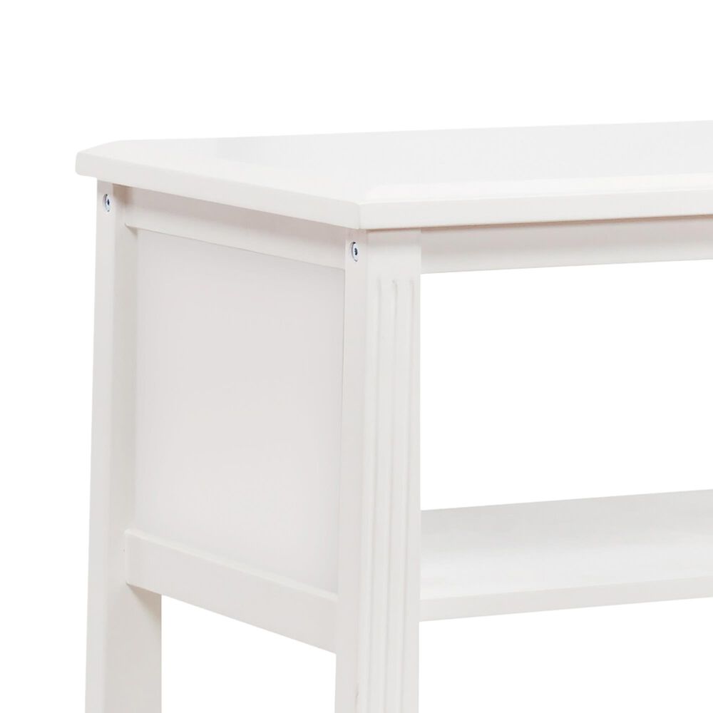 Sorelle Berkley 2 Shelf Nightstand in White, , large