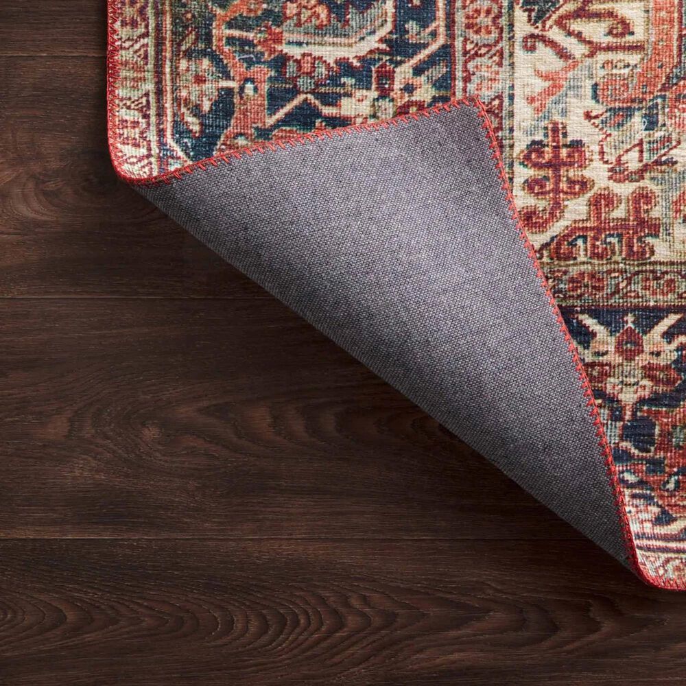 Loloi II Layla LAY-08 2&#39; x 5&#39; Red and Navy Runner, , large