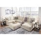 Ashley Edenfield 3-Piece Right Facing Sectional with Chaise in Linen, , large