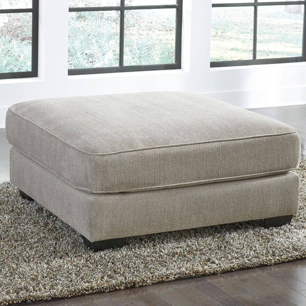 Ashley Ardsley Oversized Ottoman in Pewter, , large