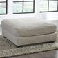 Ashley Ardsley Oversized Ottoman in Pewter, , large