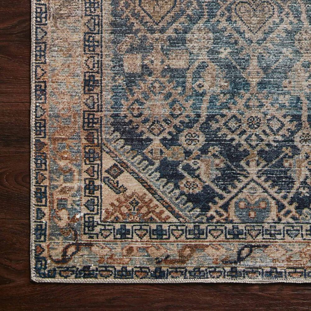 Magnolia Home Lenna LEA-01 2&#39; x 5&#39; Indigo and Natural Area Rug, , large