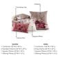 Bebejan Florence 5-Piece King Reversible Comforter Set in Wine, Blush, Ivory and Sand Dune, , large