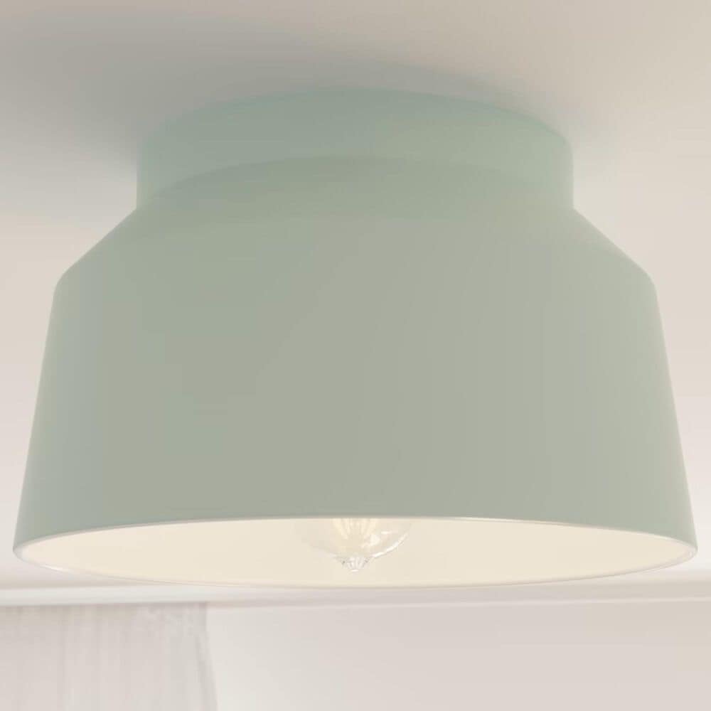 Hunter Cranbrook 1-Light Flush Mount in Mint, , large