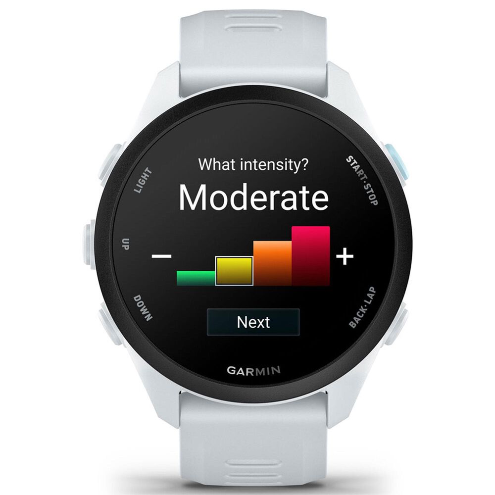 Garmin Forerunner 70 Smartwatch 42mm with Silicone Band in Whitestone, , large