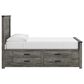 Ashley Frandern Full Platform Bed with Storage in Warm Gray, , large