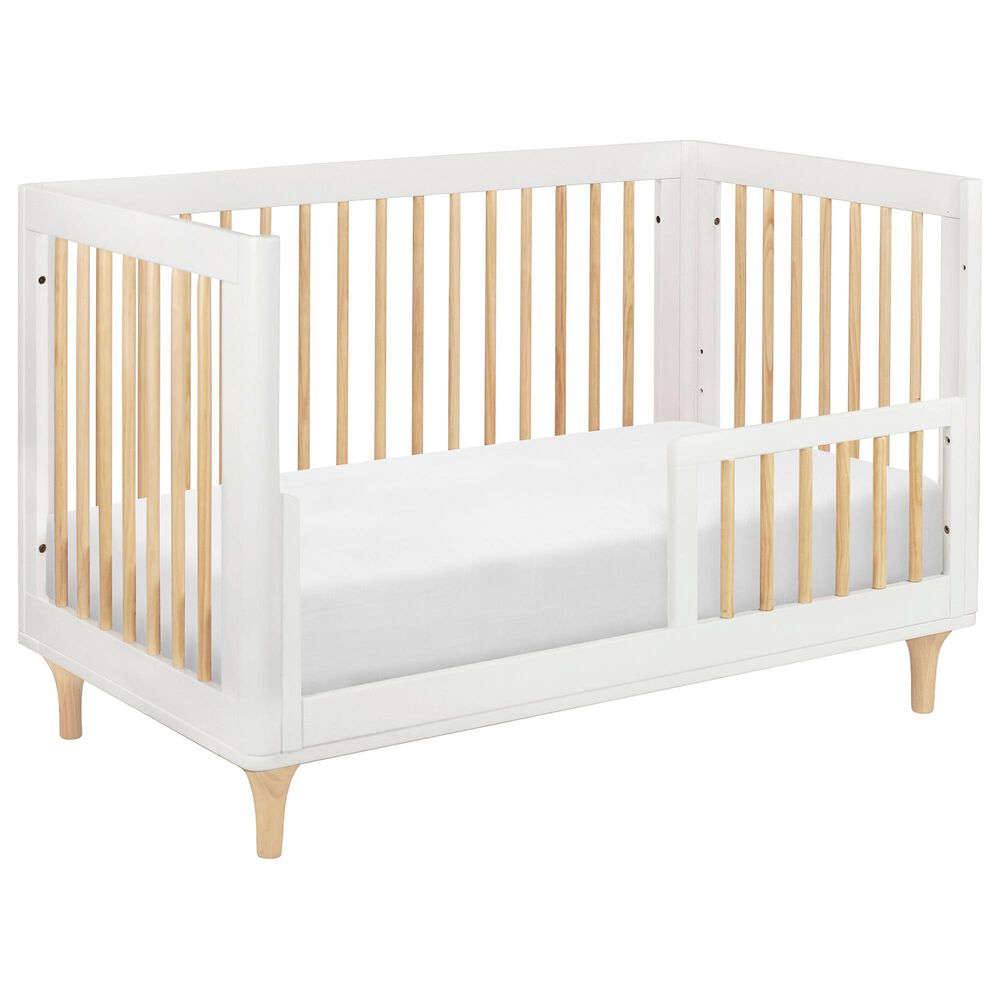 Babyletto Lolly 3-In-1 Convertible Crib in White and Natural, , large