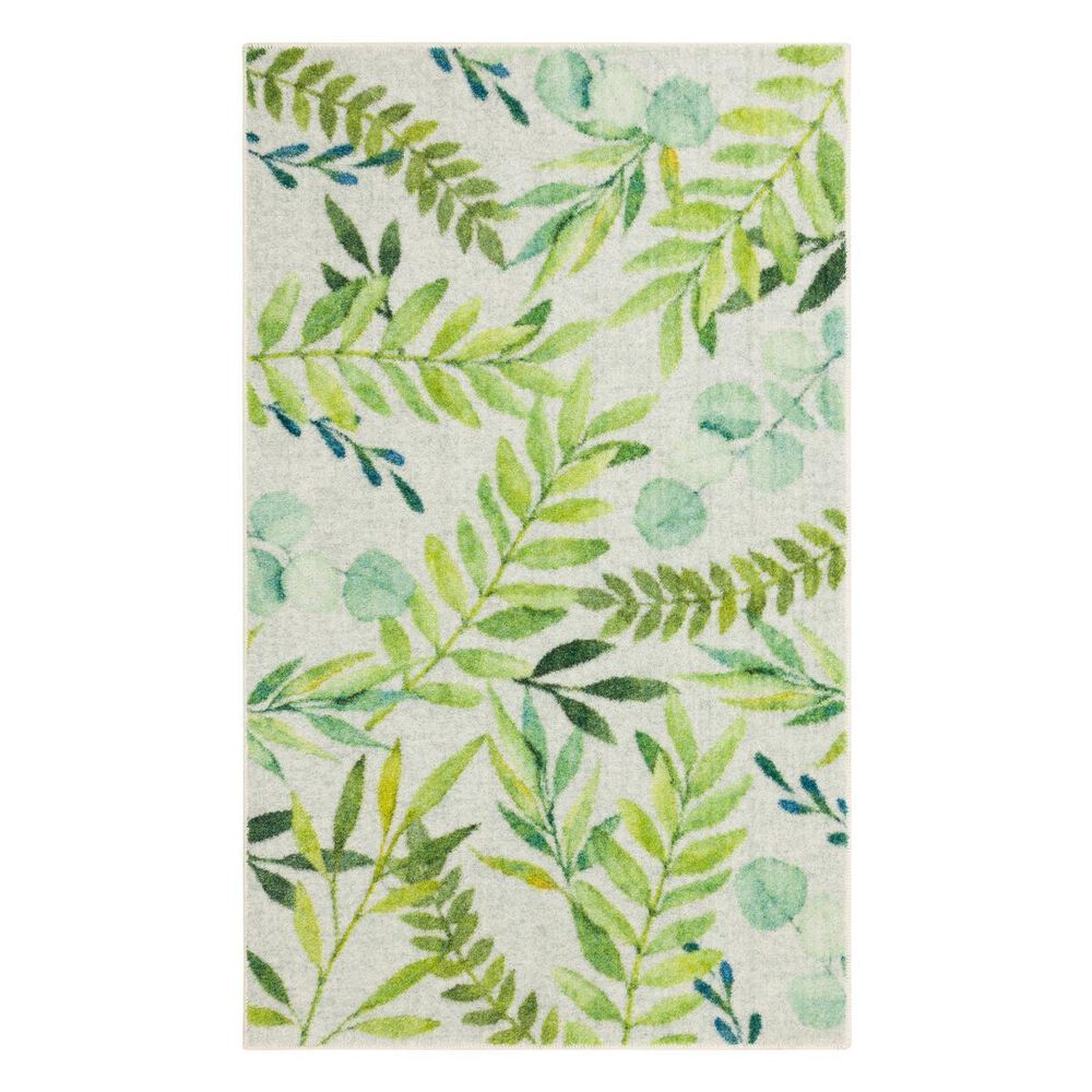 Mohawk Leaf Fronds 2" x 4" Multi Area Rug , , large