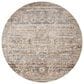 Loloi Theia THE-03 7"10" Round Taupe, , large