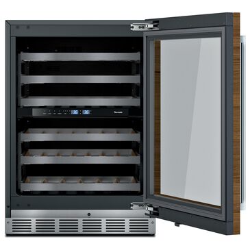 Thermador 24" Glass Door Wine Cooler with Right Hinge - Panel Sold Separately, , large