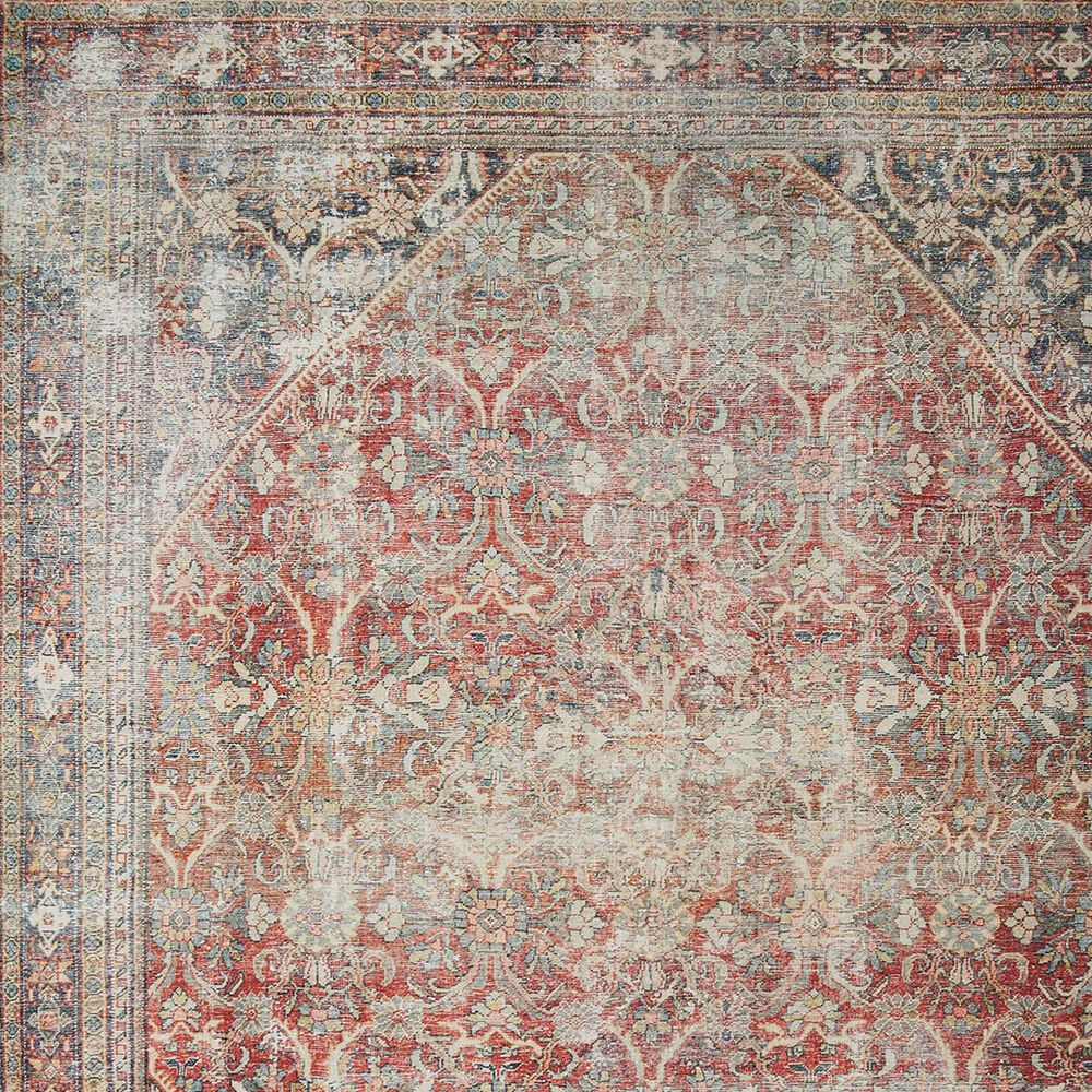 Amber Lewis x Loloi Georgie 10&#39; x 14&#39; Red and Navy Area Rug, , large