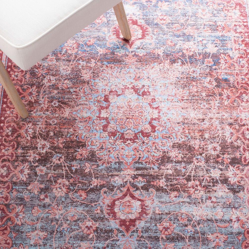 Safavieh Serapi SEP550 9&#39; x 12&#39; Light Blue and Red Area Rug, , large