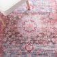 Safavieh Serapi SEP550 9" x 12" Light Blue and Red Area Rug, , large