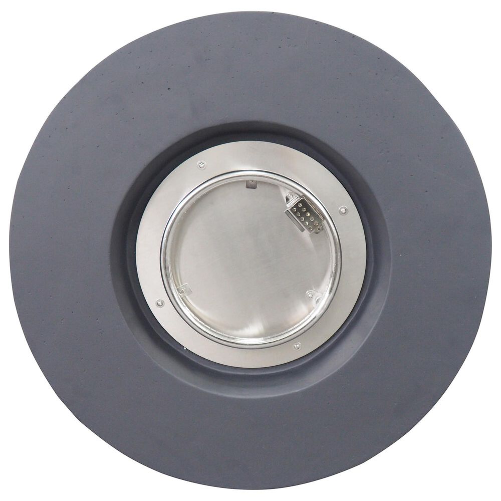Hearth and Haven 31&quot; Round MgO Concrete Fire Pit in Dark Grey, , large